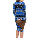 personalised-new-zealand-christmas-long-sleeve-bodycon-dress-aotearoa-kiwi-meri-kirihimete-blue-version
