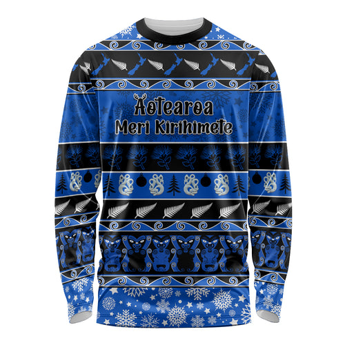 personalised-new-zealand-christmas-long-sleeve-shirt-aotearoa-kiwi-meri-kirihimete-blue-version