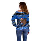 personalised-new-zealand-christmas-off-shoulder-sweater-aotearoa-kiwi-meri-kirihimete-blue-version