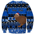 personalised-new-zealand-christmas-sweatshirt-aotearoa-kiwi-meri-kirihimete-blue-version