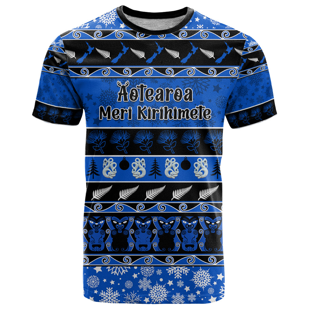 personalised-new-zealand-christmas-t-shirt-aotearoa-kiwi-meri-kirihimete-blue-version