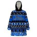 personalised-new-zealand-christmas-wearable-blanket-hoodie-aotearoa-kiwi-meri-kirihimete-blue-version