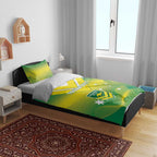 Custom Australia Rugby Bedding Set 2024 Kangaroos - Gradient Sporty Style