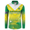 Custom Australia Rugby Button Sweatshirt 2024 Kangaroos - Gradient Sporty Style