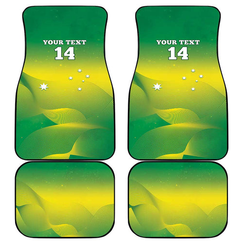 Custom Australia Rugby Car Mats 2024 Kangaroos - Gradient Sporty Style