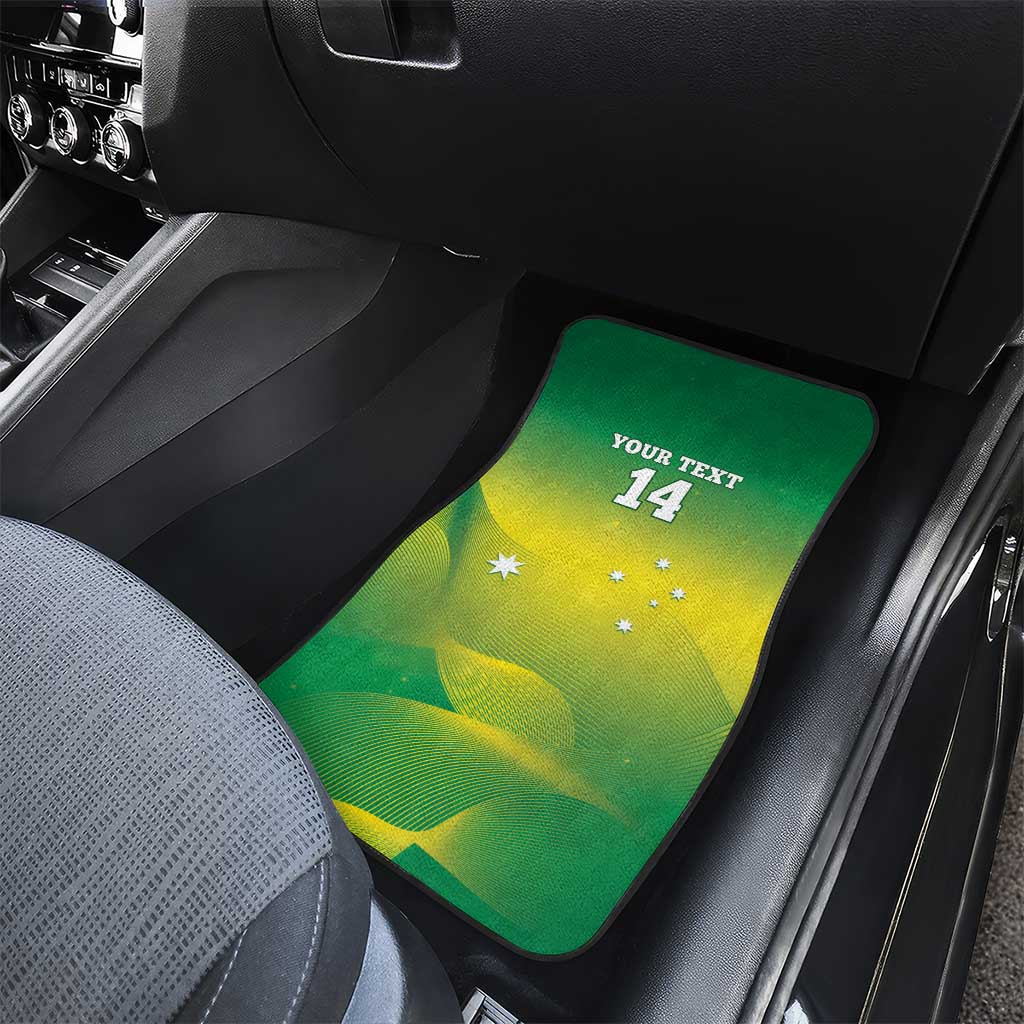 Custom Australia Rugby Car Mats 2024 Kangaroos - Gradient Sporty Style