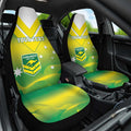 Custom Australia Rugby Car Seat Cover 2024 Kangaroos - Gradient Sporty Style