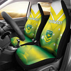 Custom Australia Rugby Car Seat Cover 2024 Kangaroos - Gradient Sporty Style