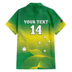 Custom Australia Rugby Family Matching Summer Maxi Dress and Hawaiian Shirt 2024 Kangaroos - Gradient Sporty Style