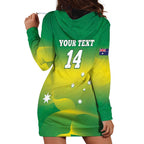 Custom Australia Rugby Hoodie Dress 2024 Kangaroos - Gradient Sporty Style