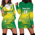 Custom Australia Rugby Hoodie Dress 2024 Kangaroos - Gradient Sporty Style