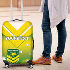 Custom Australia Rugby Luggage Cover 2024 Kangaroos - Gradient Sporty Style