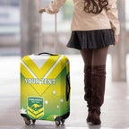 Custom Australia Rugby Luggage Cover 2024 Kangaroos - Gradient Sporty Style