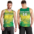 Custom Australia Rugby Men Tank Top 2024 Kangaroos - Gradient Sporty Style