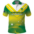Custom Australia Rugby Polo Shirt 2024 Kangaroos - Gradient Sporty Style