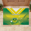 Custom Australia Rugby Rubber Doormat 2024 Kangaroos - Gradient Sporty Style