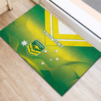 Custom Australia Rugby Rubber Doormat 2024 Kangaroos - Gradient Sporty Style