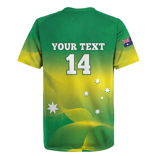 Custom Australia Rugby Rugby Jersey 2024 Kangaroos - Gradient Sporty Style