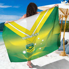Custom Australia Rugby Sarong 2024 Kangaroos - Gradient Sporty Style
