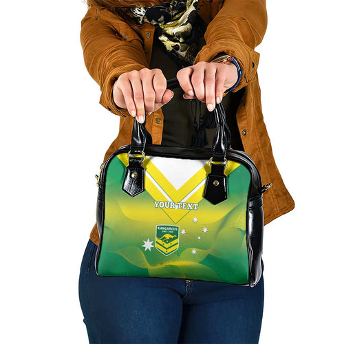 Custom Australia Rugby Shoulder Handbag 2024 Kangaroos - Gradient Sporty Style