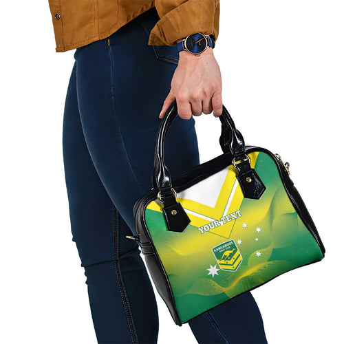 Custom Australia Rugby Shoulder Handbag 2024 Kangaroos - Gradient Sporty Style