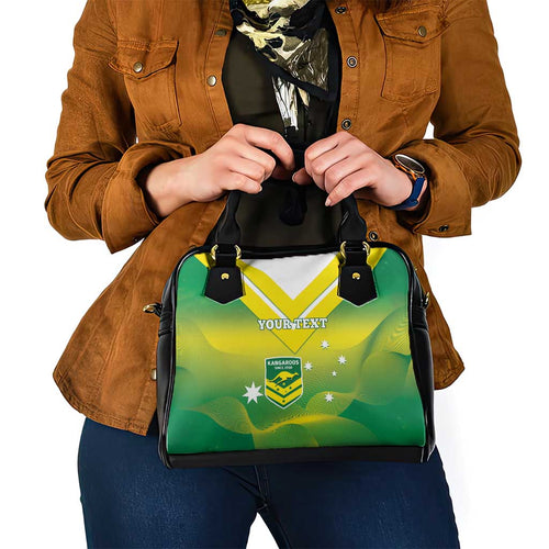 Custom Australia Rugby Shoulder Handbag 2024 Kangaroos - Gradient Sporty Style