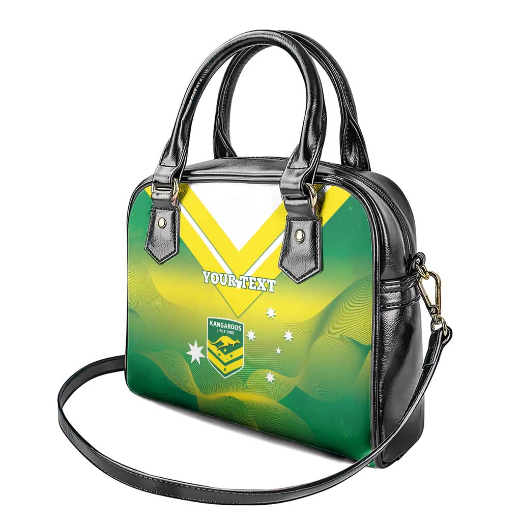 Custom Australia Rugby Shoulder Handbag 2024 Kangaroos - Gradient Sporty Style