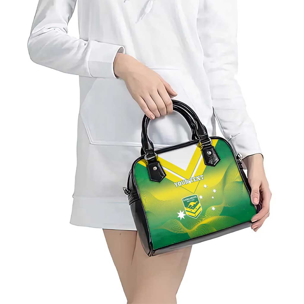 Custom Australia Rugby Shoulder Handbag 2024 Kangaroos - Gradient Sporty Style