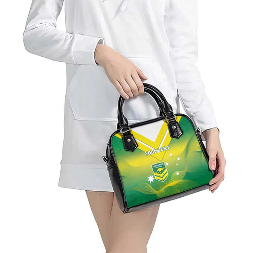 Custom Australia Rugby Shoulder Handbag 2024 Kangaroos - Gradient Sporty Style