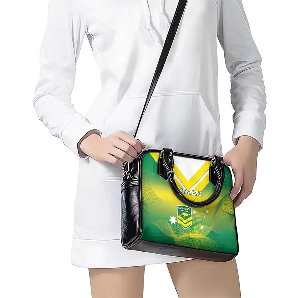 Custom Australia Rugby Shoulder Handbag 2024 Kangaroos - Gradient Sporty Style