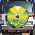 Custom Australia Rugby Spare Tire Cover 2024 Kangaroos - Gradient Sporty Style
