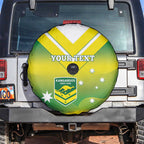 Custom Australia Rugby Spare Tire Cover 2024 Kangaroos - Gradient Sporty Style