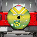 Custom Australia Rugby Spare Tire Cover 2024 Kangaroos - Gradient Sporty Style