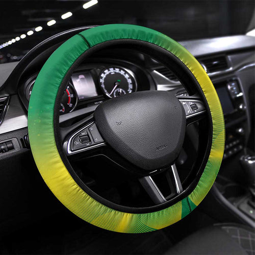 Australia Rugby Steering Wheel Cover 2024 Kangaroos - Gradient Sporty Style