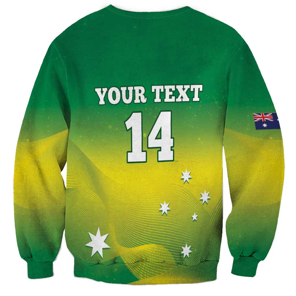 Custom Australia Rugby Sweatshirt 2024 Kangaroos - Gradient Sporty Style