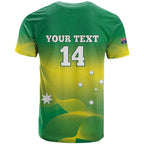 Custom Australia Rugby T Shirt 2024 Kangaroos - Gradient Sporty Style