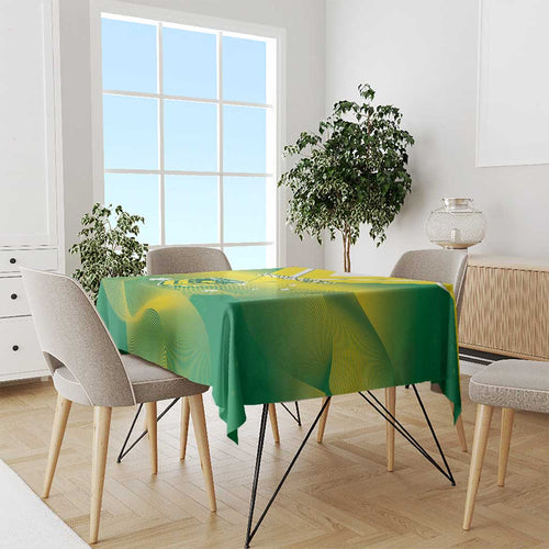Custom Australia Rugby Tablecloth 2024 Kangaroos - Gradient Sporty Style
