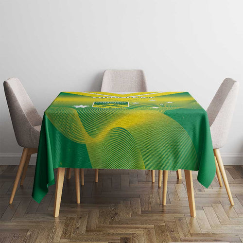 Custom Australia Rugby Tablecloth 2024 Kangaroos - Gradient Sporty Style