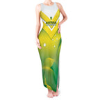 Custom Australia Rugby Tank Maxi Dress 2024 Kangaroos - Gradient Sporty Style