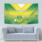 Custom Australia Rugby Tapestry 2024 Kangaroos - Gradient Sporty Style