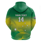 Custom Australia Rugby Zip Hoodie 2024 Kangaroos - Gradient Sporty Style