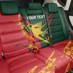 Custom Australia Tasmania Cricket Back Car Seat Cover Go Tasmanian Tigers - Grunge Style