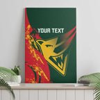 Custom Australia Tasmania Cricket Canvas Wall Art Go Tasmanian Tigers - Grunge Style