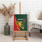 Custom Australia Tasmania Cricket Canvas Wall Art Go Tasmanian Tigers - Grunge Style