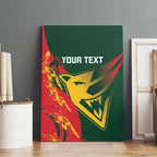 Custom Australia Tasmania Cricket Canvas Wall Art Go Tasmanian Tigers - Grunge Style