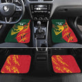 Custom Australia Tasmania Cricket Car Mats Go Tasmanian Tigers - Grunge Style