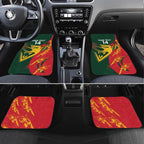 Custom Australia Tasmania Cricket Car Mats Go Tasmanian Tigers - Grunge Style
