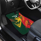 Custom Australia Tasmania Cricket Car Mats Go Tasmanian Tigers - Grunge Style