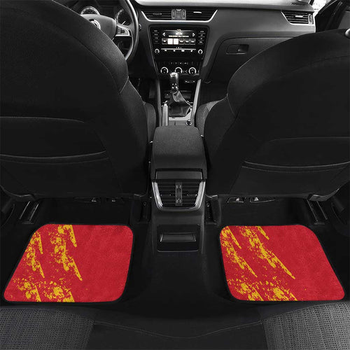 Custom Australia Tasmania Cricket Car Mats Go Tasmanian Tigers - Grunge Style