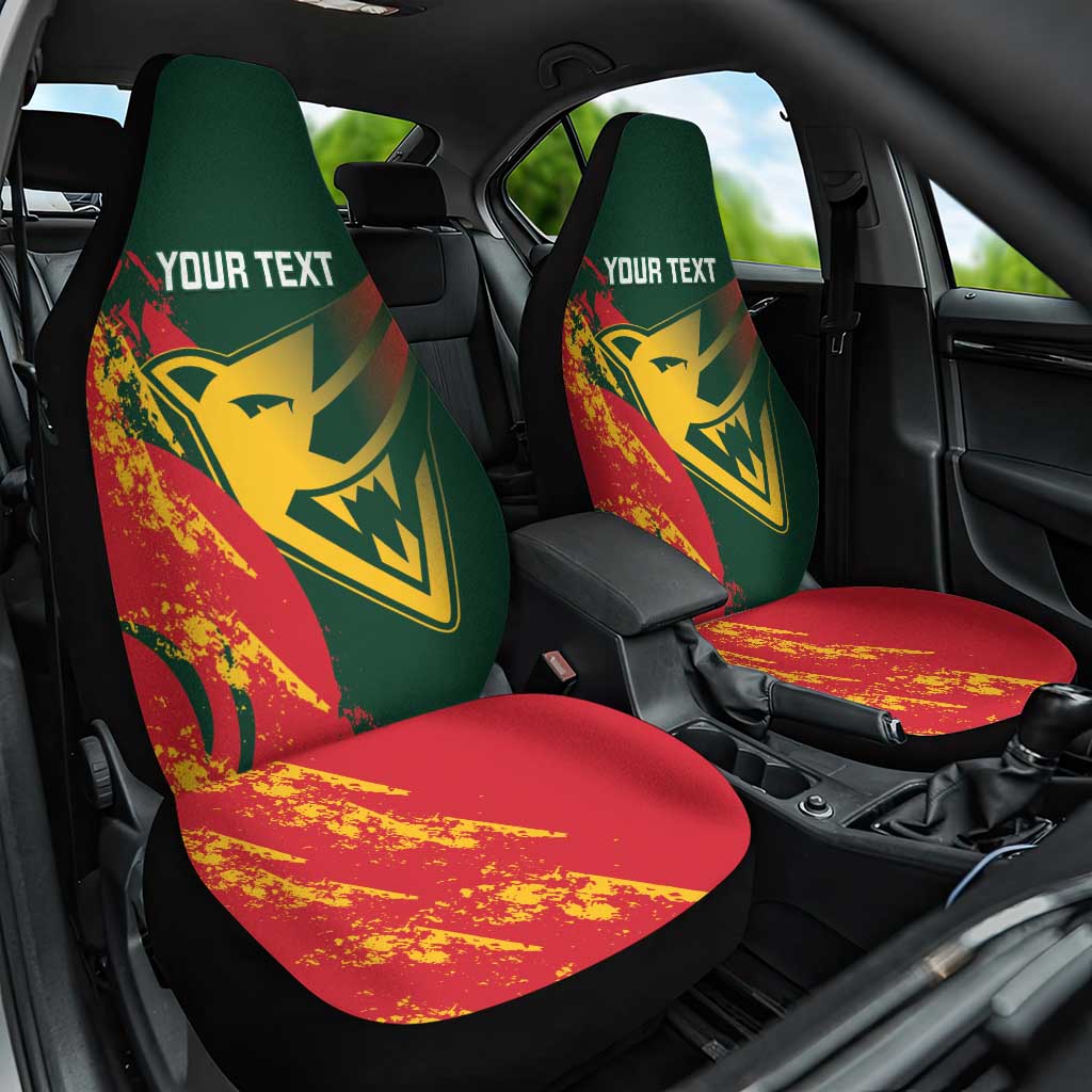 Custom Australia Tasmania Cricket Car Seat Cover Go Tasmanian Tigers - Grunge Style